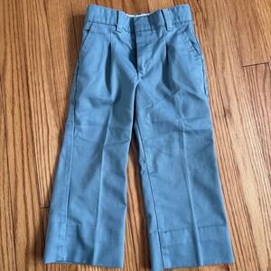 Vintage Winnie the Pooh Disney Trousers Blue Pleated Pants Slim 5  USA Made